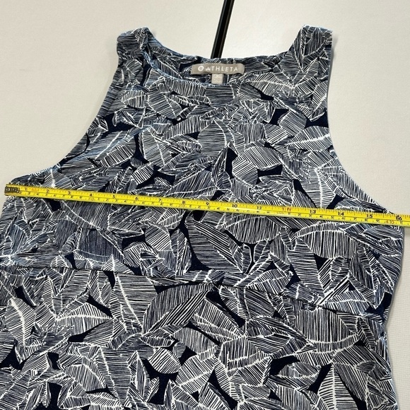 Athleta Santorini Blue and White Printed Athletic Dress Medium - Picture 7 of 7